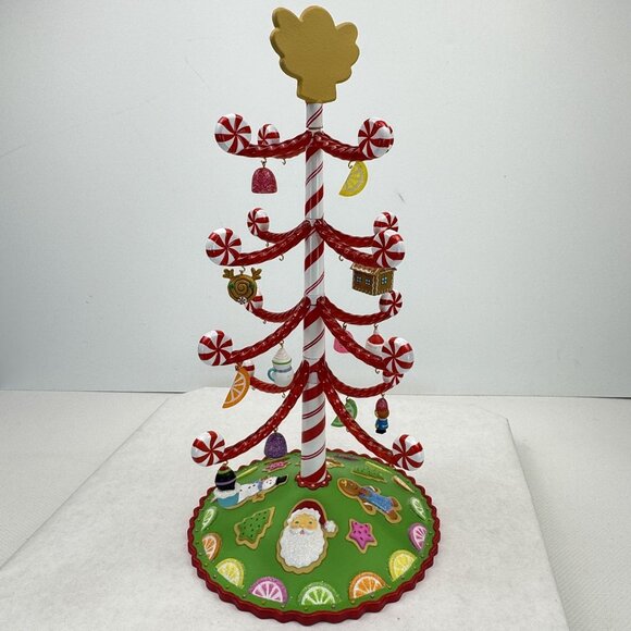 Hallmark 2017 Seasons Treatings Miniature ChristmasTree Set 12 Candy Ornaments - Picture 5 of 16